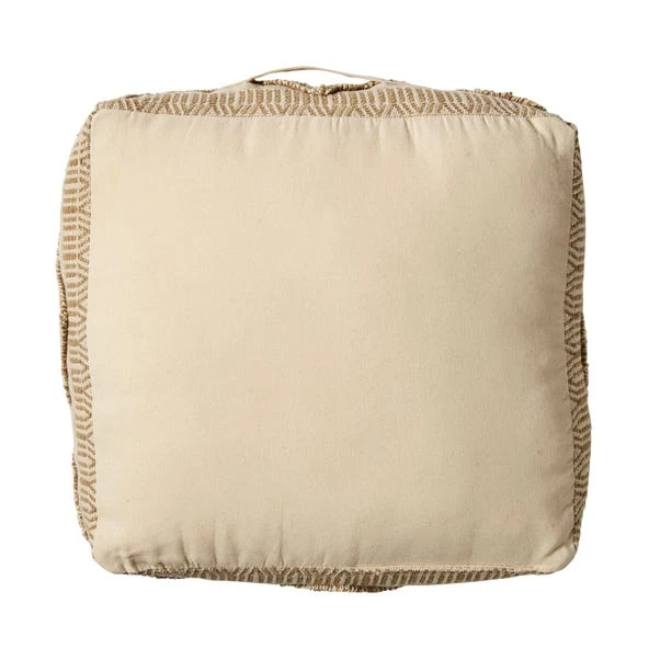 Dunelm Jasper Natural Floor Cushion 2 Dunelm Jasper Natural Floor Cushion - Image 2