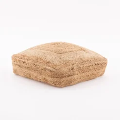 Dunelm Jute Square Floor Cushion -Elegant Home 30755661 alt02