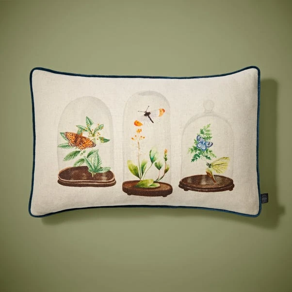Natural History Museum Cloches Boudoir Cushion 6 Natural History Museum Cloches Boudoir Cushion - Image 6