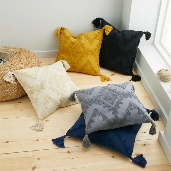 Pineapple Elephant Imani Tufted Cotton Cushion 4 Pineapple Elephant Imani Tufted Cotton Cushion - Image 4