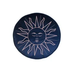 Skinny Dip Embroidered Sun Round Cushion