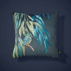 Natural History Museum Kingfisher Cushion -Elegant Home 30762098 alt05