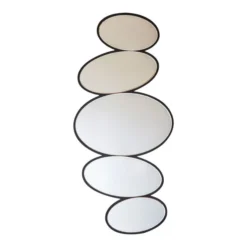 Cedar & Sage Alya Pebble Stack Wall Mirror, 118x54cm 5 Cedar & Sage Alya Pebble Stack Wall Mirror, 118x54cm -Elegant Home 30763110 alt02