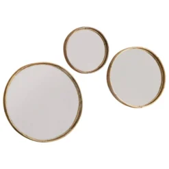 Cedar & Sage Set Of 3 Buxton Round Mirrors -Elegant Home 30763183 alt02
