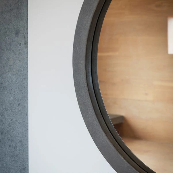 Cedar & Sage Nikon Round Wall Mirror, 61cm 2 Cedar & Sage Nikon Round Wall Mirror, 61cm - Image 2