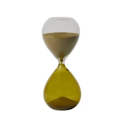 Elements Sculpted Green Sand Timer -Elegant Home 30764869 alt02