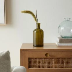 The Edited Life Recycled Glass Vessel Olive 8 The Edited Life Recycled Glass Vessel Olive -Elegant Home 30765429 alt03