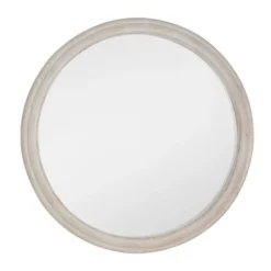 Churchgate Round Painted Oak Mirror, 80cm -Elegant Home 30765865 alt02