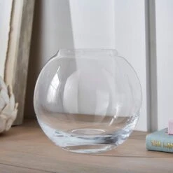 Dunelm Clear Glass Fishbowl 6 Dunelm Clear Glass Fishbowl -Elegant Home 30765944 alt02