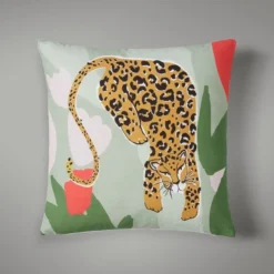 Elements Leopard Cushion