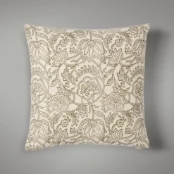 Dunelm Luxe Traveller Floral Cushion Sage
