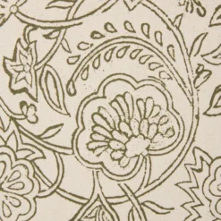 Dunelm Luxe Traveller Floral Cushion Sage -Elegant Home 30766469 alt03