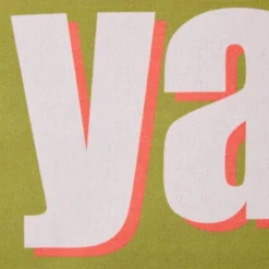 Dunelm YAY Slogan Cushion -Elegant Home 30766472 alt04