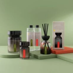 Elements Bergen Amber And Gingerlily Large Candle -Elegant Home 30766777 alt04