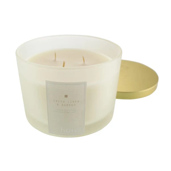 Hotel Bamboo And Linen Multiwick Candle 5 Hotel Bamboo And Linen Multiwick Candle - Image 5