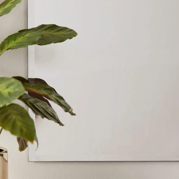 Dunelm Frameless Apartment Arch Wall Mirror, 70cm 2 Dunelm Frameless Apartment Arch Wall Mirror, 70cm - Image 2