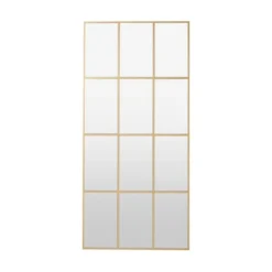 Dunelm Luxe Window Mirror, Gold 150x70cm 5 Dunelm Luxe Window Mirror, Gold 150x70cm -Elegant Home 30767194 alt02