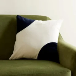 Dunelm Clarabelle Black Cushion