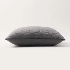 Dunelm Quilted Geo Cushion -Elegant Home 30767405 alt04