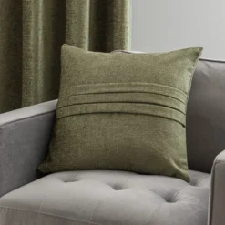 Dunelm Chenille Pleat Cushion