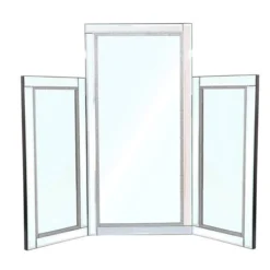 Dunelm Diamante Dressing Table Mirror, 55x68cm 5 Dunelm Diamante Dressing Table Mirror, 55x68cm -Elegant Home 30777670 alt02