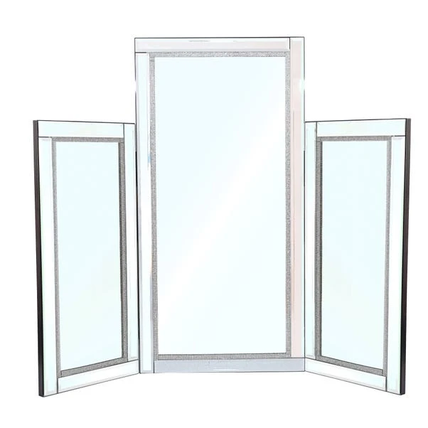 Dunelm Diamante Dressing Table Mirror, 55x68cm 3 Dunelm Diamante Dressing Table Mirror, 55x68cm - Image 3