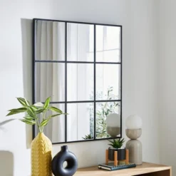 Dunelm Apartment Window Mirror, 85x70cm