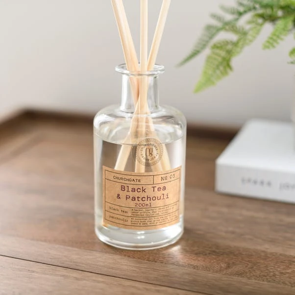 Churchgate Diffuser Black Tea And Patchouli 200ml 3 Churchgate Diffuser Black Tea And Patchouli 200ml - Image 3