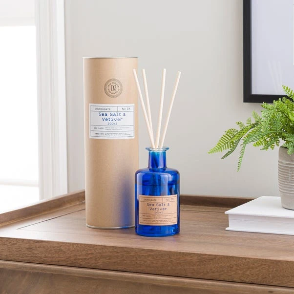 Churchgate Sea Salt And Vetiver 200ml Diffuser 1 Churchgate Sea Salt And Vetiver 200ml Diffuser