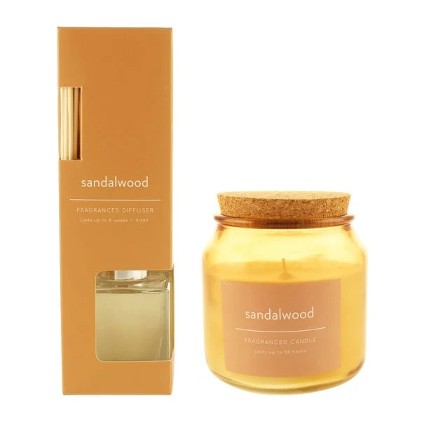 Dunelm Sandalwood Diffuser And Candle Set 2 Dunelm Sandalwood Diffuser And Candle Set - Image 2