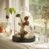 Dunelm Black Mango Wood Cloche