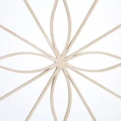 Dunelm Rose Petal Round Garden Mirror 90cm -Elegant Home 30780672 alt02