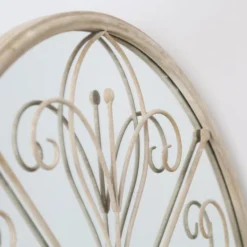 Dunelm Summer Orchid Round Garden Mirror, 90cm -Elegant Home 30780673 alt02