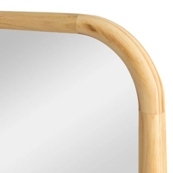Dunelm Pine Rounded 170cm X 40cm Full Length Mirror 4 Dunelm Pine Rounded 170cm X 40cm Full Length Mirror - Image 4