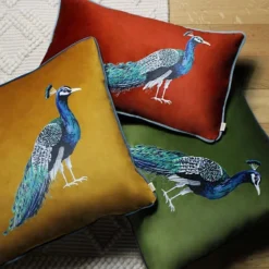Evans Lichfield Peacock Cushion -Elegant Home 30782843 alt03