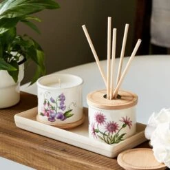 Portmeirion Botanic Garden Sweet Pea Wax Filled Candle 9 Portmeirion Botanic Garden Sweet Pea Wax Filled Candle -Elegant Home 30788907 alt05