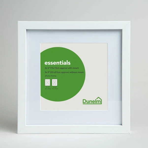 Dunelm Essentials Photo Frame 6" X 6" (15cm X 15cm) 1 Dunelm Essentials Photo Frame 6" X 6" (15cm X 15cm)