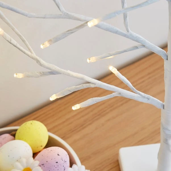 Dunelm 2ft White Table Top Twig Tree 2 Dunelm 2ft White Table Top Twig Tree - Image 2