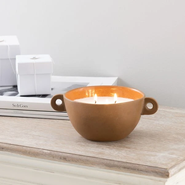 Dunelm Artisan Multiwick Candle Walnut & Sage 1 Dunelm Artisan Multiwick Candle Walnut & Sage