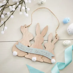 Dunelm Happy Easter Wooden Sign