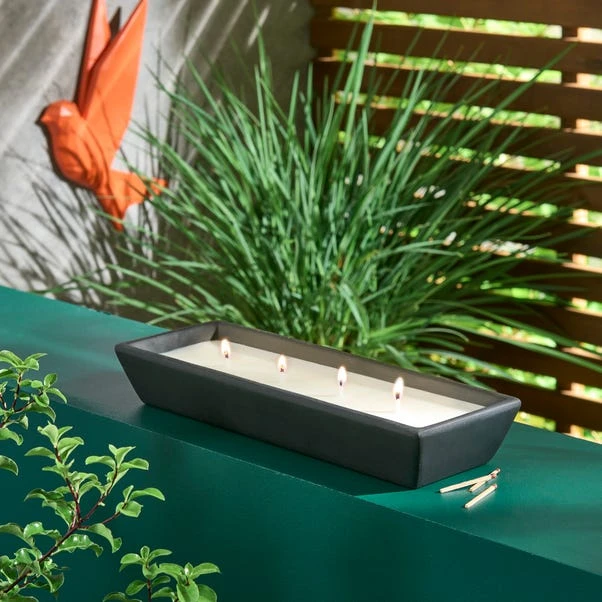 Dunelm Rectangular Crackle Wick Candle 1 Dunelm Rectangular Crackle Wick Candle