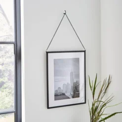 Dunelm Black Hanging Chain Photo Frame 16x12