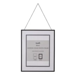 Dunelm Black Hanging Chain Photo Frame 20x16 -Elegant Home 30795077 alt02