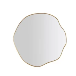 Dunelm Pond Mirror Round Gold 63cm -Elegant Home 30795093 alt02