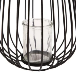 Dunelm Black Wire Lantern 40cm -Elegant Home 30795218 alt04