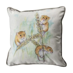 Kilburn_and_scott Aquarelle Harvest Mice Cushion