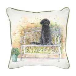 Kilburn_and_scott Aquarelle Labradoodle Cushion