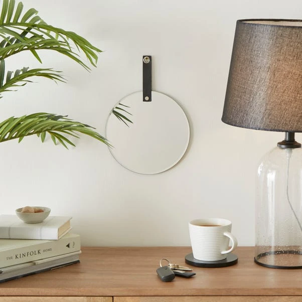 Dunelm Round Hanging Mirror 20cm X 20cm 1 Dunelm Round Hanging Mirror 20cm X 20cm