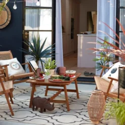 Dunelm Artisan Pack Of 3 Outdoor Cushion Covers 9 Dunelm Artisan Pack Of 3 Outdoor Cushion Covers -Elegant Home 30796212 alt07