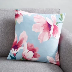 Dunelm Magnolia Velour Cushion